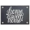 Türschild aus Natur Schiefer 300x200 mm inkl. Beschriftung Home sweet Home