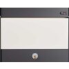 Paketbriefkasten anthrazit grau mit Ruko Sicherheits inklusive Farb-/Namensplatten
