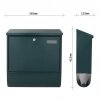 Briefkasten Design Mailbox Villa Spezial Set grün
