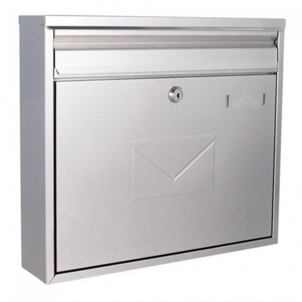 Briefkasten Mailbox Teramo silber