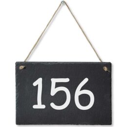 Schieferplatte hängend Hausnummer