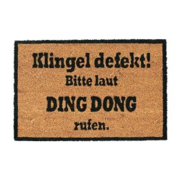 Kokosmatte DING DONG 40 x 60 cm T&uuml;rmatte...