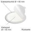 Edelstahlschild PFEIL RECHTS 60mm von Zalafino
