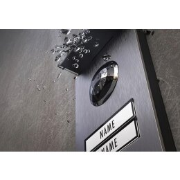 Wetter-Schutzdach für Türsprechanlagen & Klingeltaster 114 mm Breite