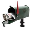 US Mailbox Briefkasten Amerikanisches Design grün mit Wandhalterung