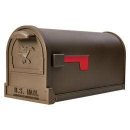 Original US-Mailbox Arlington bronze lackiert mit...