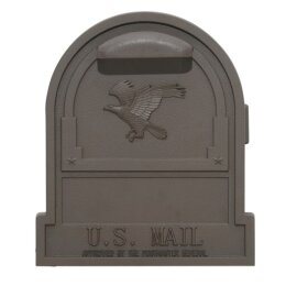 Original US-Mailbox Arlington bronze lackiert mit eingeprägtem Adler
