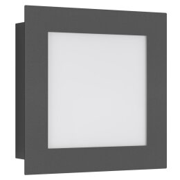 LCD Wandleuchte LED mit Bewegungsmelder Graphit Typ...
