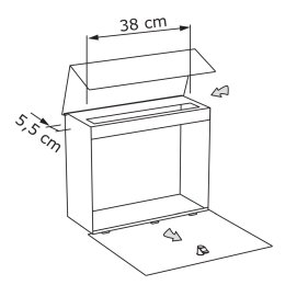 Briefkasten Wandbriefkasten Cube Grau Metallic mit Edelstahlklappe