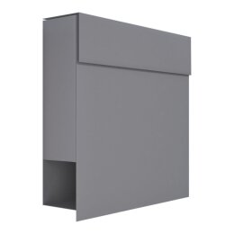 Briefkasten Wandbriefkasten Elegance Grau Metallic RAL 9007