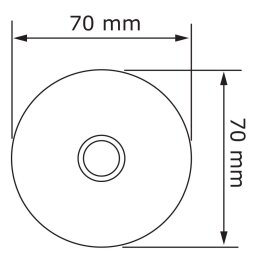 Klingeltaster Kreis Grau Metallic RAL 9007