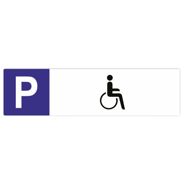 Geschäftsleitung Parkplatzschild Langformat
