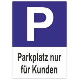 Parkschild Parkplatzschild Hochformat 20x30 cm