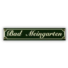Mini-Straßenschild Bad Meingarten
