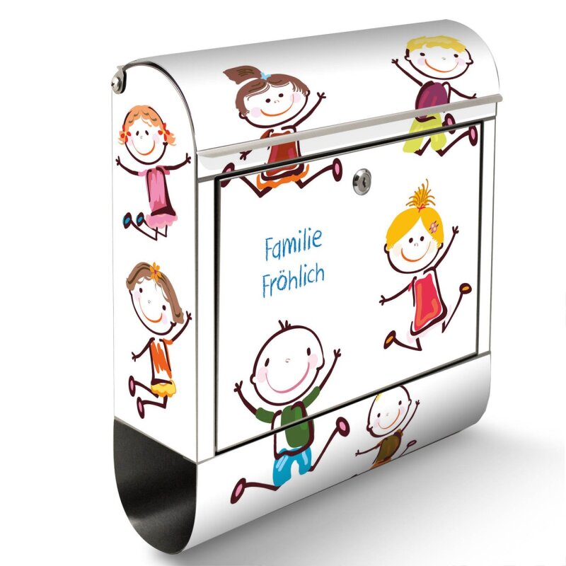 briefkasten Bunt Kindergarten Briefbox Mailbox