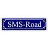 Mini-Straßenschild SMS-Road