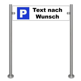 Parkplatzschild Firmenschild mit Wunschtext & Logo...
