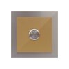 T&uuml;rklingel Perlgold 100x100mm pulverbeschichtet Gold RAL 1036