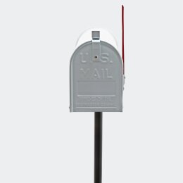 Amerikanischer Briefkasten US Mailbox WEIß mit...