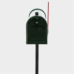 Amerikanischer Briefkasten US Mailbox GRÜN mit STANDFUß